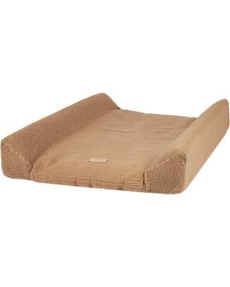 Nobodinoz Wabi Sabi Changing Mat & Cover - Sesame - 70x50x10 cm - Organic cotton Changing Tables