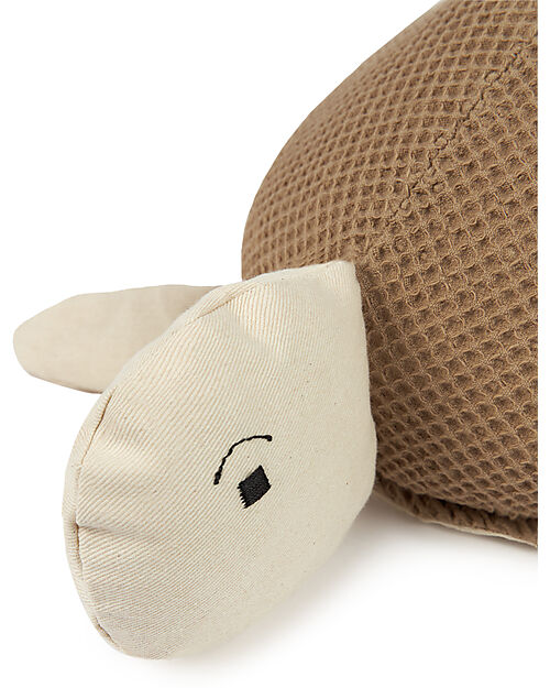 Nobodinoz Wabi-Sabi Turtle Cushion - 30x20x10 cm - 100% Organic Cotton Cushions
