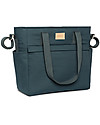 Nobodinoz Waterproof Changing Bag Baby on the Go - Blue - Organic Cotton Diaper Changing Bags