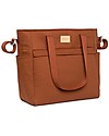 Nobodinoz Waterproof Changing Bag Baby on the Go - Clay Brown - Organic Cotton Diaper Changing Bags
