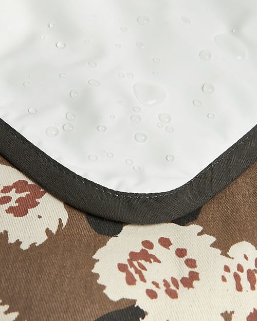 Nobodinoz Waterproof Changing Pad Hyde Park - Camellia - 50x70 cm - Organic cotton Travel Changing Mats