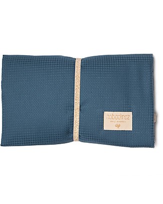 Nobodinoz Waterproof Changing Pad Mozart, Night Blue - Organic cotton Changing Tables