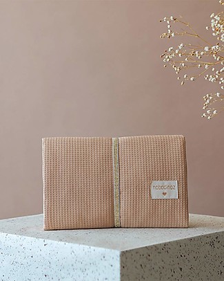 Nobodinoz Waterproof Changing Pad Mozart - Nude - 68x50 cm - Organic cotton Changing Tables