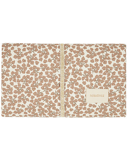 Nobodinoz Waterproof Changing Pad Mozart - Sweet Yumiko - 68x50 cm - Organic cotton Travel Changing Mats