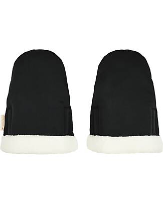Nobodinoz Waterproof Stroller Mittens - Black - Oeko-Tex Organic Cotton Accessories