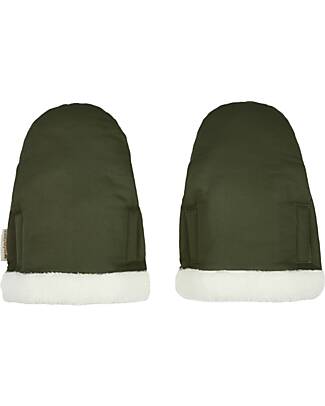 Nobodinoz Waterproof Stroller Mittens - London Green - Oeko-Tex Organic Cotton Accessories