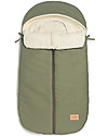 Nobodinoz Winter Sleeping Bag for Universal Baby on the Go Stroller - OekoTex extra soft eco-fur - Olive Green Footmuffs