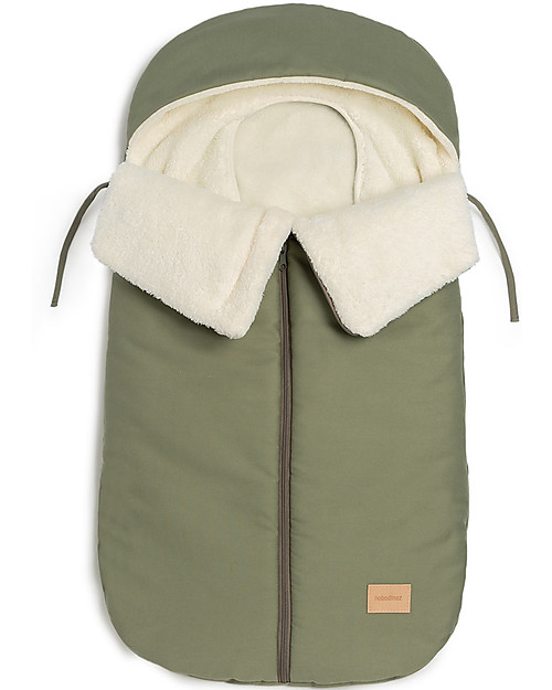 Sleeping bag with feet for baby ideal for winter. Vichy beige