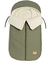 Nobodinoz Winter Sleeping Bag for Universal Baby on the Go Stroller - OekoTex extra soft eco-fur - Olive Green Footmuffs