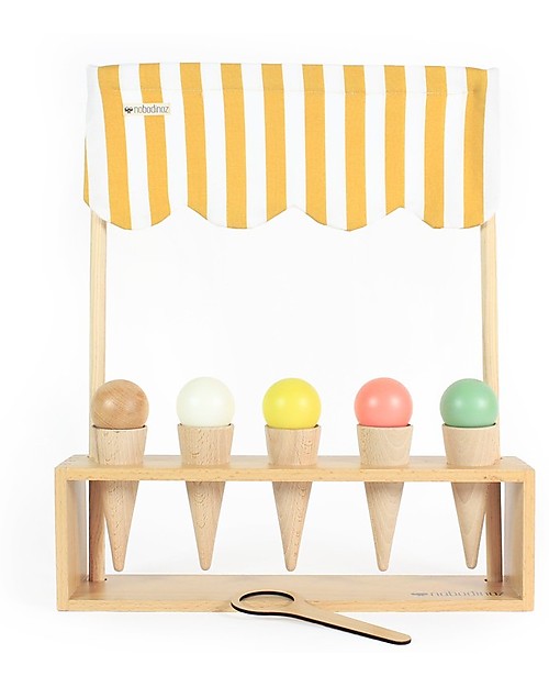 wooden play ice cream