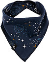 Noeser Bibi Bib Space, Bandana Bib, Blue Midnight - Organic cotton Bandana Bibs