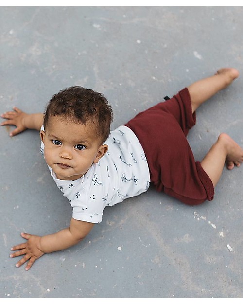 Noeser Robin Shorts, Totem Red - 100% Organic Cotton Shorts