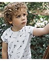 Noeser Tom Hipster T-Shirt, Feather White/Symbols - Organic Cotton T-shirts