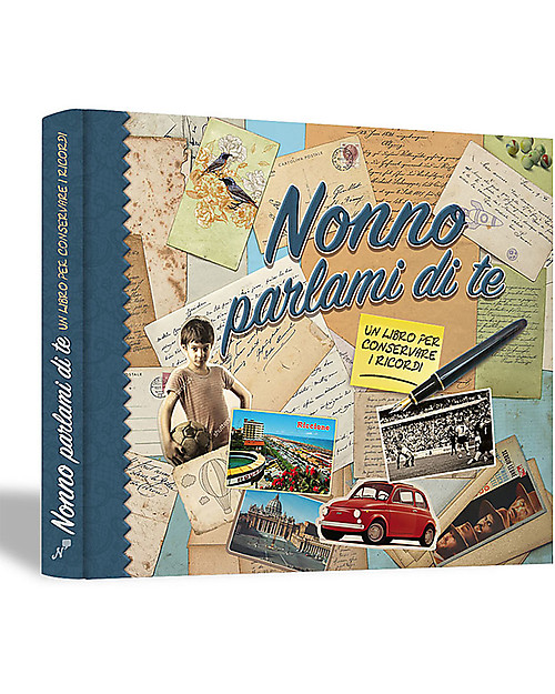 Nonna Nonno Grandad - share your memories with me! Book in Italian only ( Nonno Parlami di Te) woman