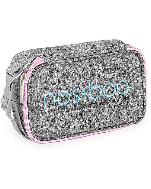 Nosiboo Toiletry Bag - Grey - 16x10x6 cm Makeup Bags and Pouches
