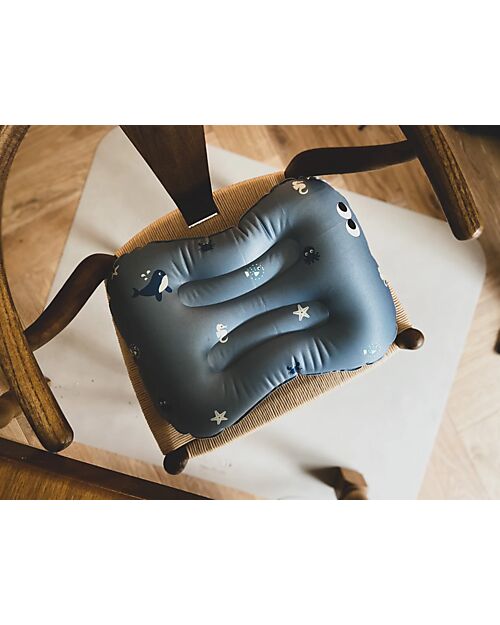 Noui Noui Inflatable Anti-Slip Seat Cushion - Wild Ocean - Blue - 51 x 36 cm Travel Feeding Chairs