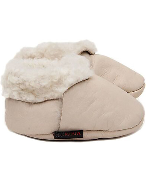 Nui Organics Kina Infant Booties - Cream Shoes