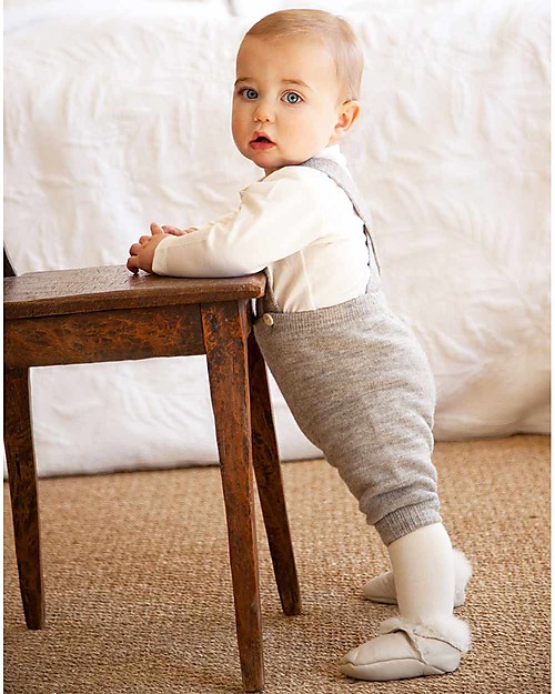 Nui Organics Kina Infant Booties - Cream Shoes