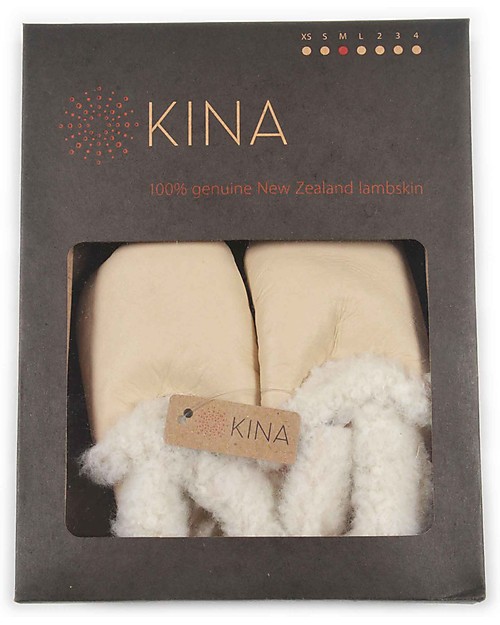 Nui Organics Kina Infant Booties - Cream Shoes