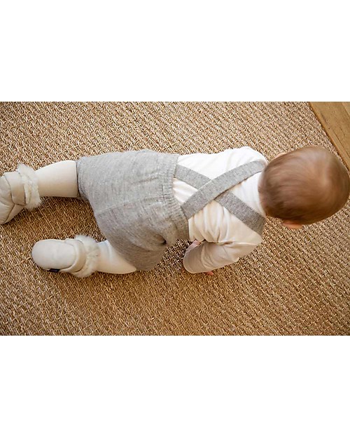 Nui Organics Kina Infant Booties - Cream Shoes
