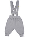 Nui Organics Knicker Bockers Silver - Organic Merino Wool Dungarees