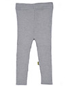 Nui Organics Knit Leggings Silver - Organic Merino Wool (warm but non-itchy!) Leggings
