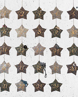 Numero 74 Advent Calendar Bohemian Stars - Mix - 24 Reusable Pockets Advent Calendars