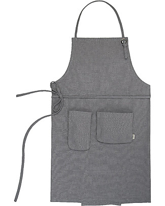 Numero 74 Apron Adult - Stone Grey - 100% organic cotton Kitchen accessories