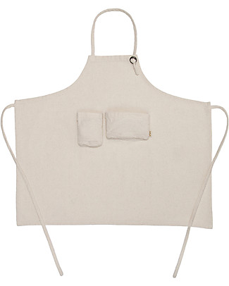 Numero 74 Apron Kid, Natural - 100% organic cotton Kitchen accessories