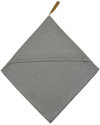 Numero 74 Baby Hooded Bath Towel - Silver Grey  - Cotton Honeycomb Towels And Flannels