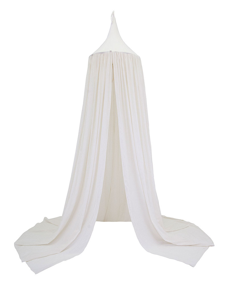 Numero 74 Bed Canopy - White - 100% Cotton Muslin unisex (bambini)