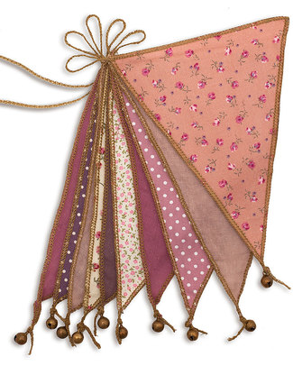 Numero 74 Bunting Garland Mix Pink - 2.5 metres Bunting
