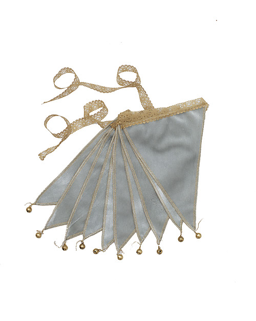 Numero 74 Bunting Garland Velvet Silver Grey - 2.5 metres - New Bohemian Collection Wall Decorations