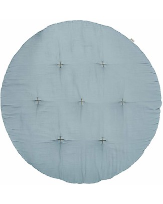 Numero 74 Charlie Playmat Sweet Blue - 110 cm - Padded Cotton Playmats