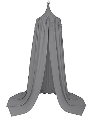 Numero 74 Circus Bunting Canopy, Stone Grey - 100% organic cotton Canopies