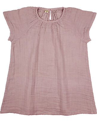 Numero 74 Clara Dress Baby & Kid, Dusty Pink (1-2 years) - 100% organic cotton Dresses_