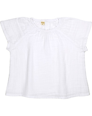 Numero 74 Clara Top Baby & Kid, White - 100% organic cotton Dresses
