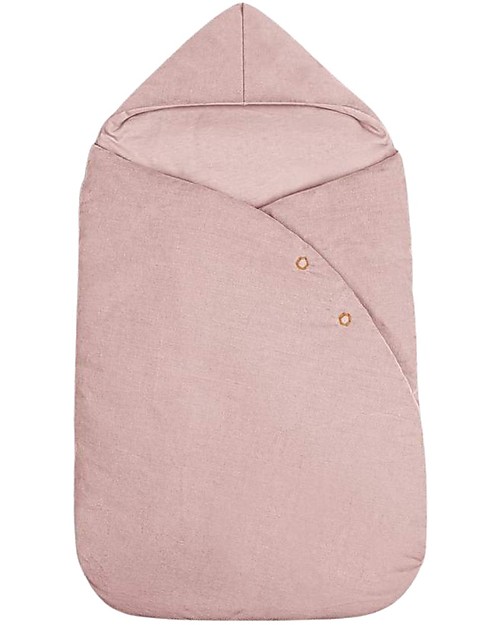 Numero 74 Cocoon Padded Baby Nest - Dusty Pink - TOG 5.5 Footmuffs