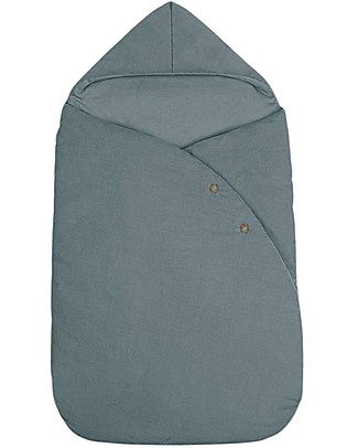 Numero 74 Cocoon Padded Baby Nest - Ice Blue - TOG 5.5 Footmuffs