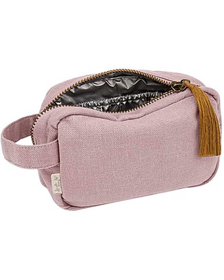Numero 74 Companion Zip Pouch Medium - Dusty Pink - Water-Resistant Makeup Bags & Pouches