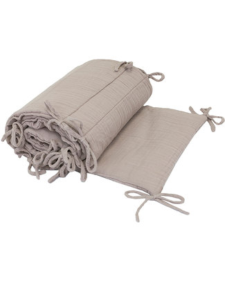 Numero 74 Cot Bumper - Powder - 100% Cotton Muslin with Polyester Filling Bumpers