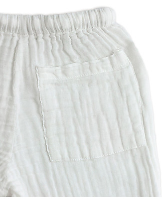 Numero 74 Dan Shirt & Pants Suit, White - 100% cotton (5/6 years) Sets And Co-Ords