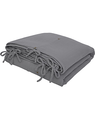 Numero 74 Duvet Cover, Stone Grey - 140x200 cm - 100% organic cotton Duvet Sets