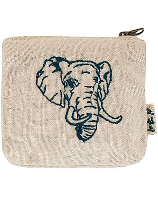 Numero 74 Elephant Mini Purse in Cotton - Perfect Party Favour Party Favours