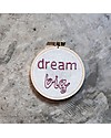Numero 74 Embroidery Hoop Kit Dream Big - 11 cm Art & Craft Kits