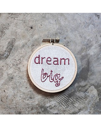 Numero 74 Embroidery Hoop Kit Dream Big - 11 cm Art & Craft Kits
