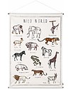 Numero 74 Embroidery Kit School Poster - Wild World - 50x70 cm Art & Craft Kits