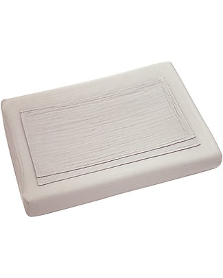 Numero 74 Fitted Changing Pad Cover 50x70 cm, Powder - Organic Cotton - Includes 2 small swaddles Changing Mats And Covers