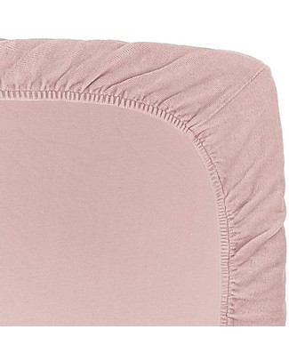 Numero 74 Fitted Changing Pad Cover 70x50 cm - Dusty Pink - Organic Cotton Changing Mats Accessories