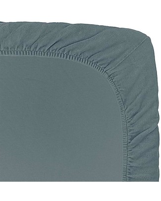 Numero 74 Fitted Changing Pad Cover 70x50 cm - Ice Blue - Organic Cotton Changing Mats Accessories